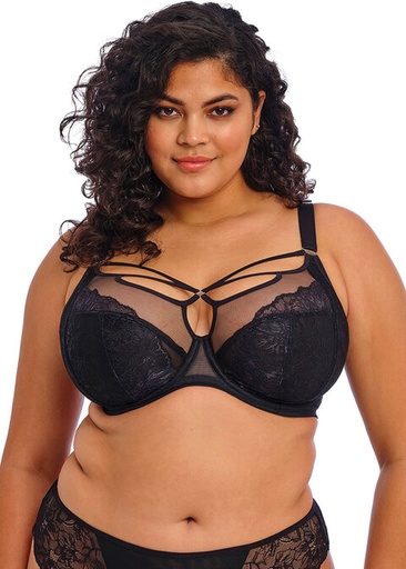Soutien-gorge armature spécial poches profondes ELOMI "Brianna" EL8080 - Noir BLK