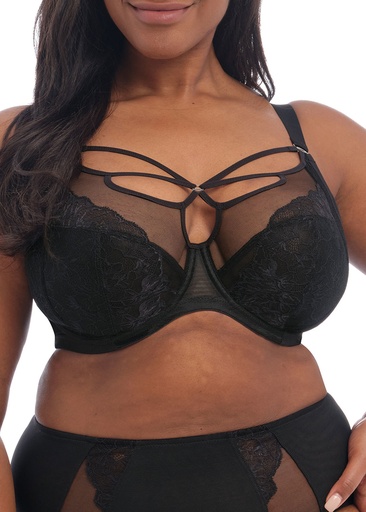Soutien-gorge armature spécial poches profondes ELOMI "Brianna" EL8080 - Noir BLK
