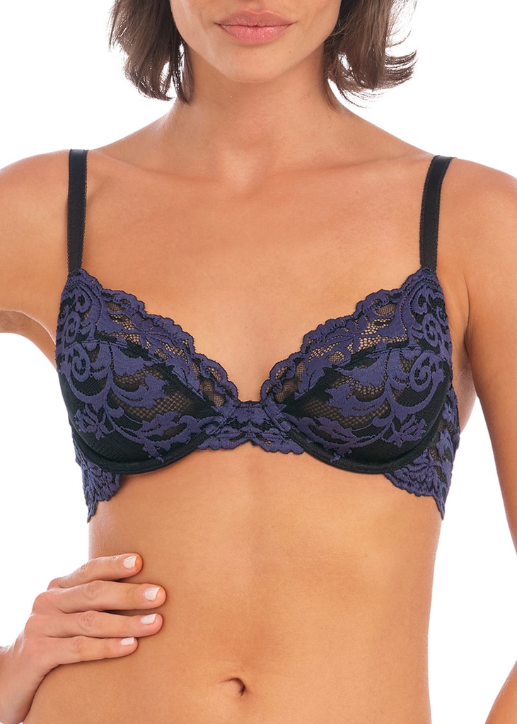 Soutien-gorge armature WACOAL "Instant Icon" WA851322 - Black Eclipse 963
