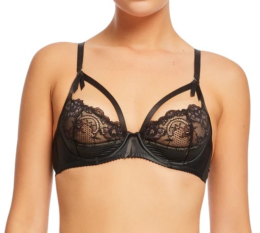 Soutien-gorge avec armatures DITA VON TEESE "Madame X" D58945 - Noir