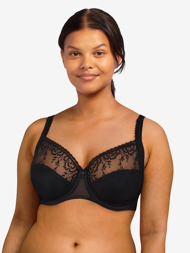 Soutien-gorge avec armatures en 3 parties enveloppant CHANTELLE "Every Curve" C16B10 - Noir 011
