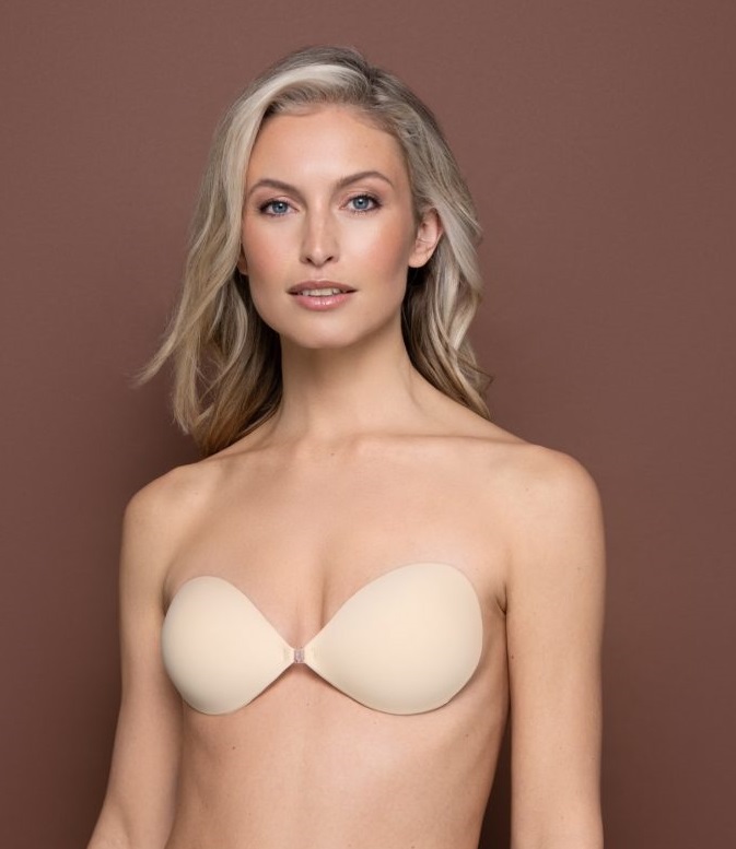 Soutien-gorge autocollant invisible & dos nu BYE BRA "Invisible Bra" 957N-960N+1397 - Nude