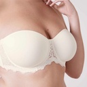 Soutien-gorge bandeau bretelles amovibles SIMONE PERELE "Caresse" 12A300 - Naturel 030