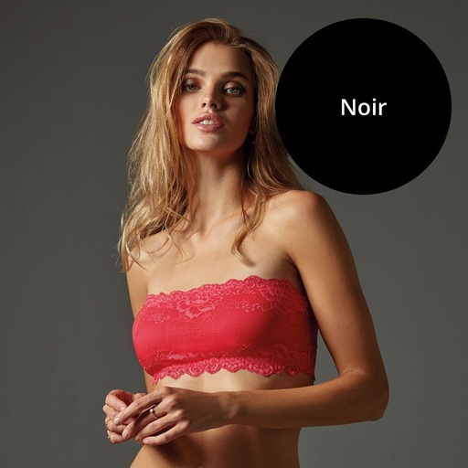 Soutien-gorge bandeau sans armature JANIRA "Greta" 1031752 - Noir 002