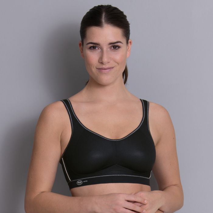 Soutien-gorge de sport sans armatures ANITA ACTIVE Maximum Support "Air control" 5533 - Noir 001