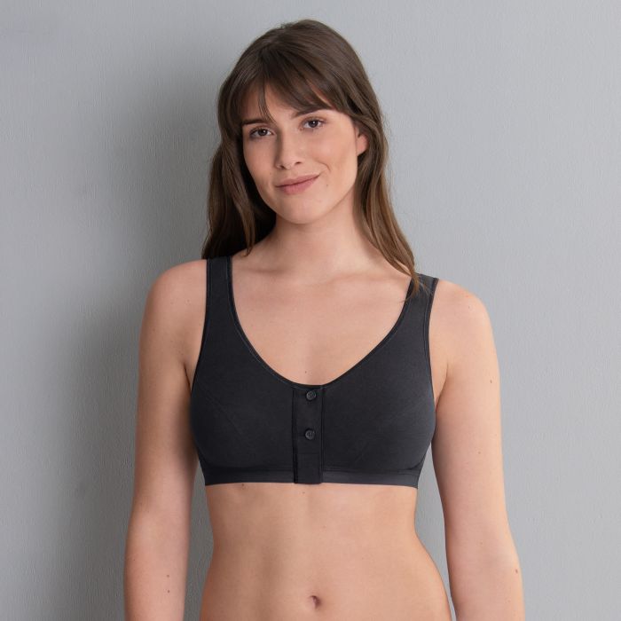 Soutien-gorge post-opératoire pour prothèses sans armatures ANITA CARE "Isra" 5315X - Noir 001