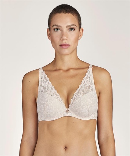 Soutien-gorge push-up foulard AUBADE "Rosessence" HK81 - Nude d'été