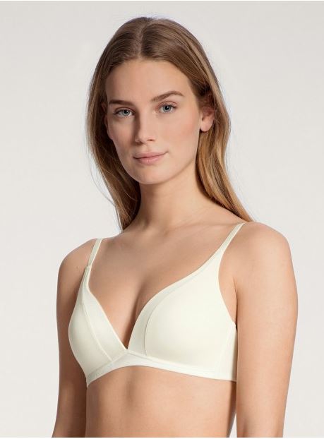 Soutien-gorge triangle à coques sans armatures CALIDA "Cate" 03158 - Albaster Cream 911