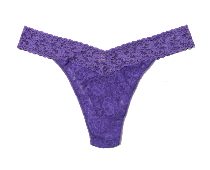 String dentelle stretch HANKY PANKY "Original Rise Thong" 4811P - Wild Violet Purple WVIP