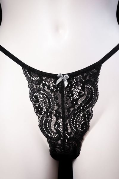 String sexy FOLIES RENAUD "Reglisse" 4219B - Noir