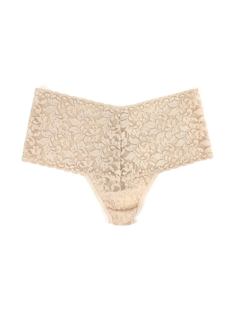 String taille haute dentelle stretch HANKY PANKY "Retro Thong" 9K1926 - Chai