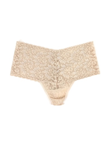 String taille haute dentelle stretch HANKY PANKY "Retro Thong" 9K1926P - Chai
