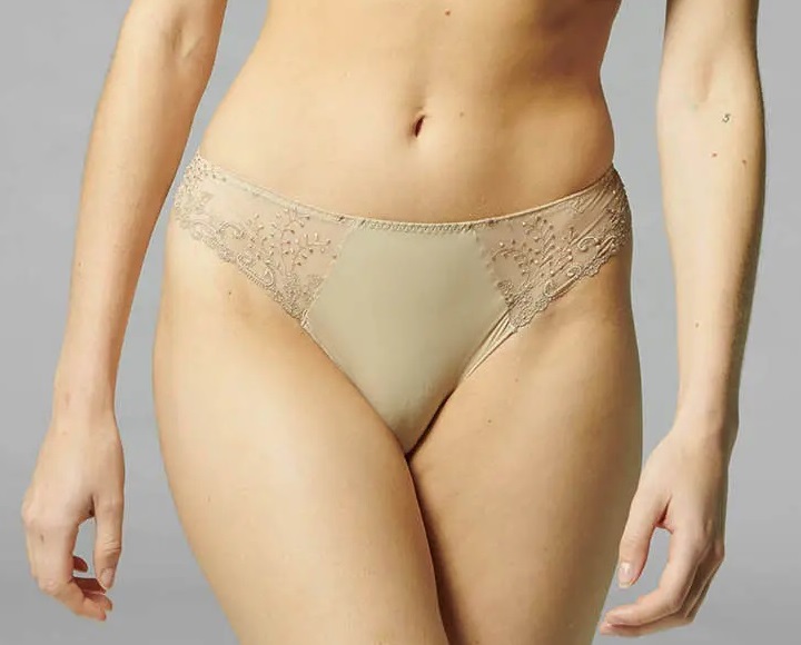 Tanga SIMONE PERELE "Délice" 12X700 - Peau 709