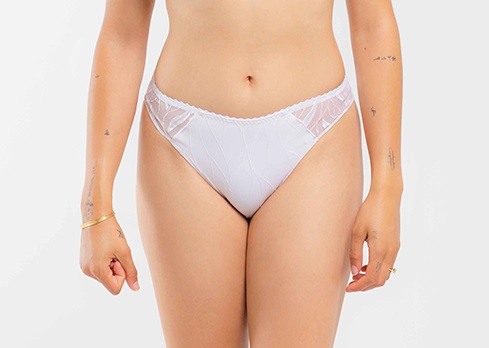 Slip LOUISA BRACQ "Julia" 477-30 - Blanc BLC