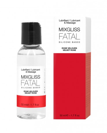 Lubrifiant silicone parfumé MIXGLISS "Fatal" 50ml - Rose velours