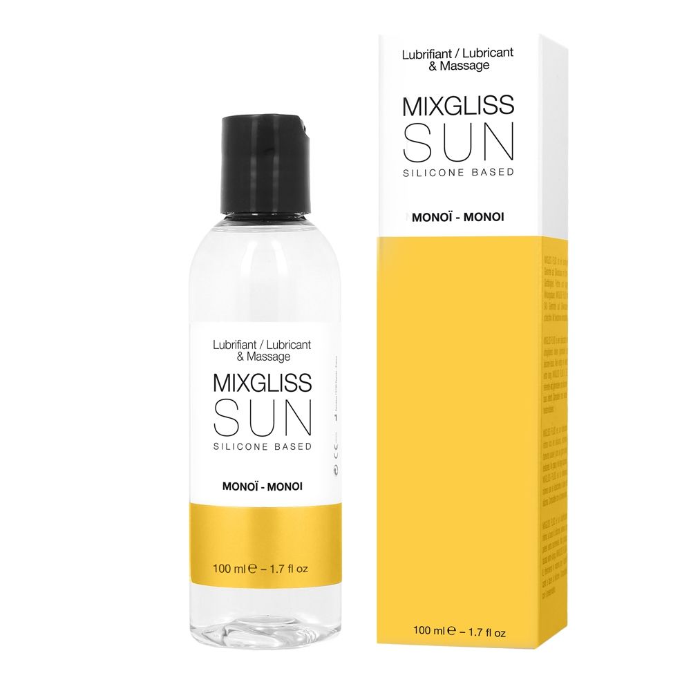 Lubrifiant silicone parfumé MIXGLISS "Sun" 100ml - Monoi