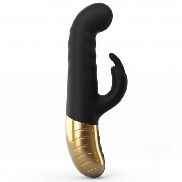 Vibromasseur pulsateur double stimulation DORCEL "G-stormer" - Noir & Or