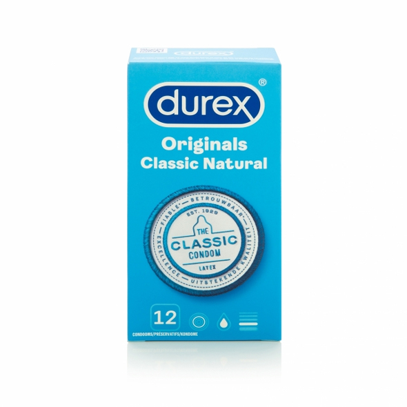 Préservatif DUREX "Originals Classic Natural" 12 pièces