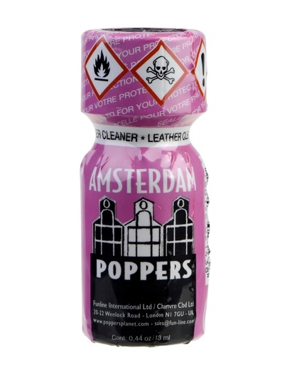 Poppers vasodilatateur aphrodisiaque pour sexualité exacerbée "Amsterdam Juice" 13ml