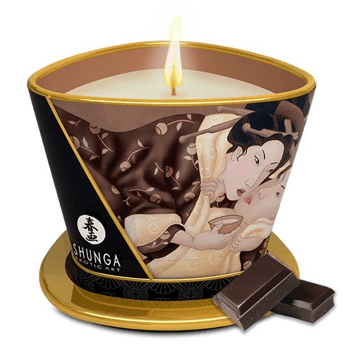 Bougie de massage parfumée SHUNGA "Excitation" 170ml - Chocolat enivrant