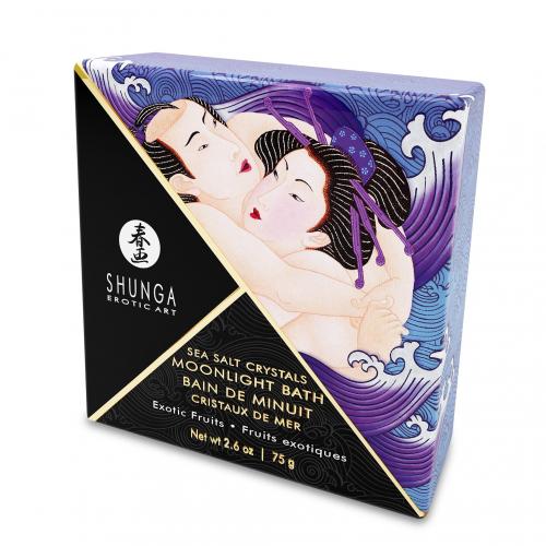 Sels de bain de la mer morte SHUNGA "Bain de minuit" 75g - Fruits exotiques