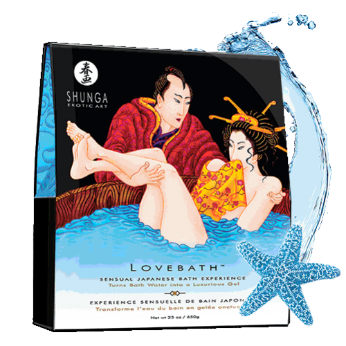 Gelée japonaise pour le bain SHUNGA "Lovebath" 650g - Océan de tentations
