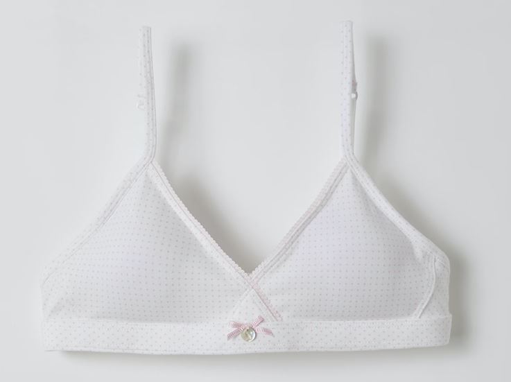 Premier soutien-gorge pour ados WOODY 999-10-BRA-Z - Rose à pois 941