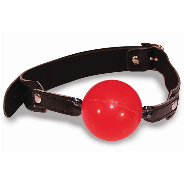 Bâillon balle solide SEX & MISCHIEF "Solid Red Ball Gag"