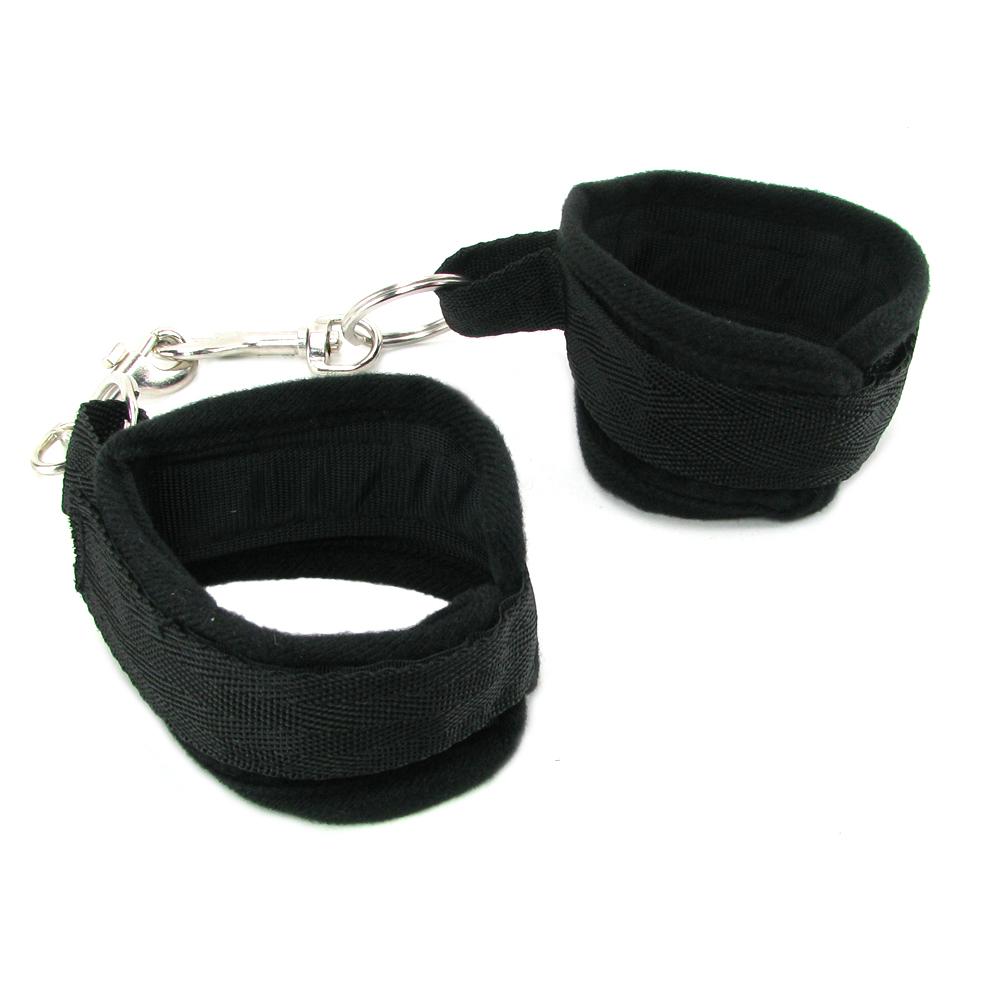 Menottes débutants SPORTSHEETS - SEX & MISCHIEF "Black Beginner's Handcuffs"