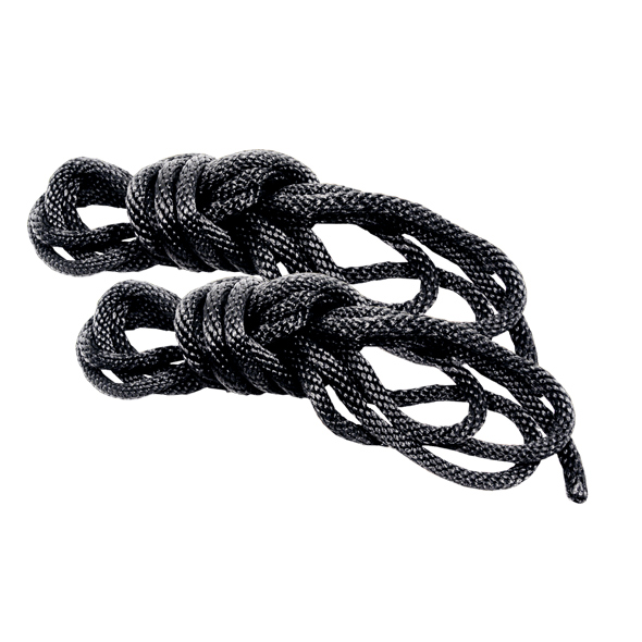 Cordes soyeuses pour bondage SPORTSHEETS - SEX & MISCHIEF "Black Silky Rope"