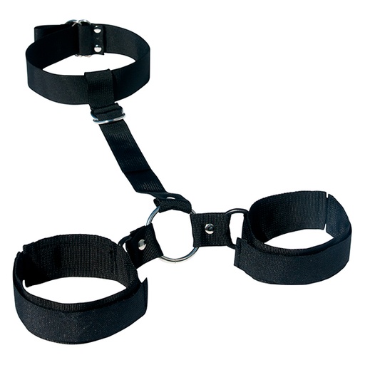 Attaches cou & poignets bondage SPORTSHEETS - SEX & MISCHIEF "Shadow Neck & Wrist Restraint" E28830