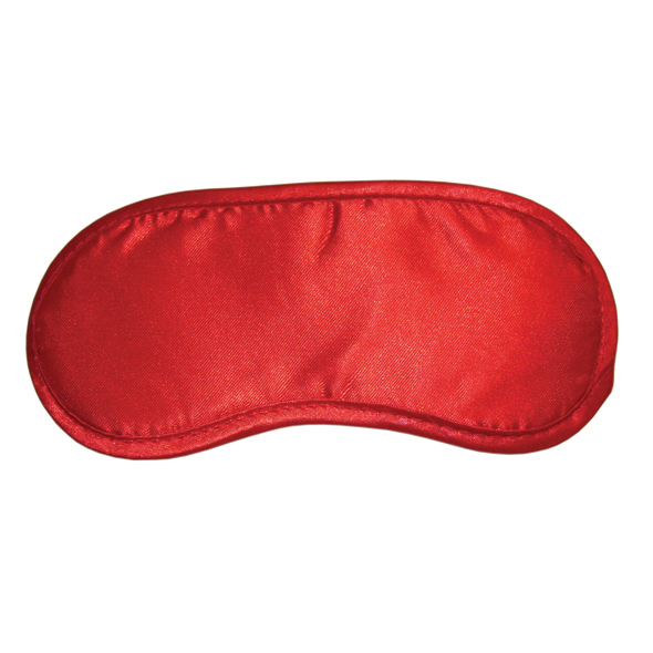 Masque satin pour jeux bondage SPORTSHEETS - SEX & MISCHIEF "Satin Red Blindfold" - Rouge