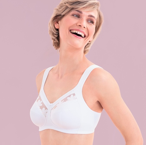 Soutien-gorge pour prothèses sans armatures. ANITA CARE "Sophia" 4709X - Blanc 006