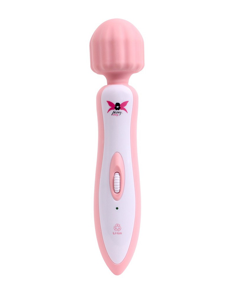 Vibromasseur Wand corps & clitoris rechargeable PIXEY "Recharge"