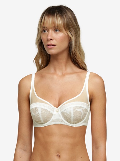 Soutien-gorge avec armatures CHANTELLE "True Lace" C11M10 - Milk 0LW