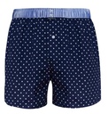 Caleçon américain homme avec maintien intérieur 100% coton bio ARTHUR "Le Club" CSP - Marine 002