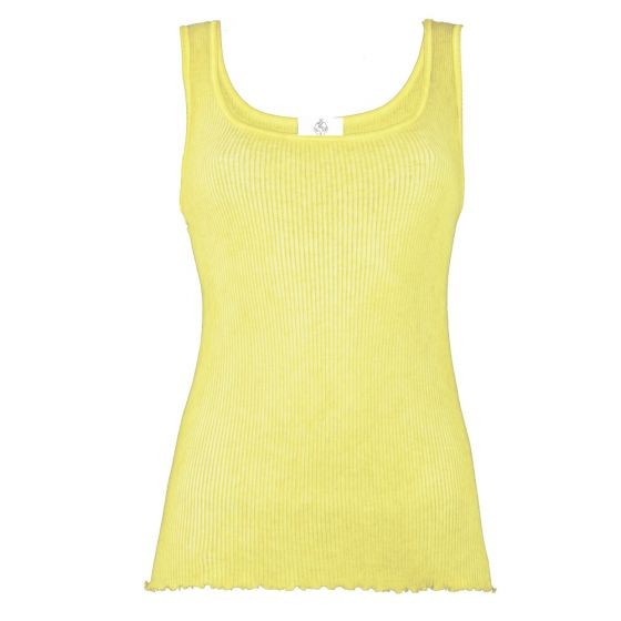 Top sans manches en coton bio MADIVA "Aria SL" - Limone