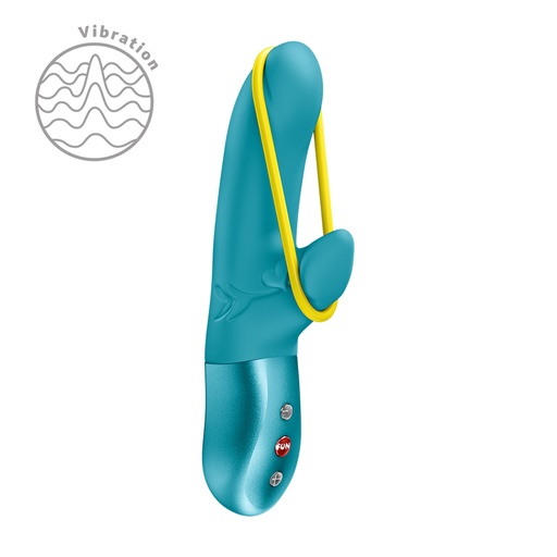 Petit vibromasseur double stimulation FUN FACTORY "Amorino" - Bleu
