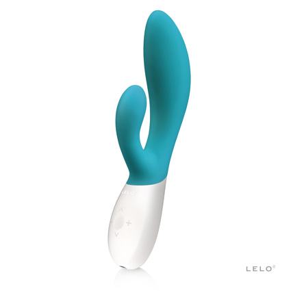 Vibromasseur double stimulation & mouvement avant-arrière LELO "Ina Wave" - Turquoise