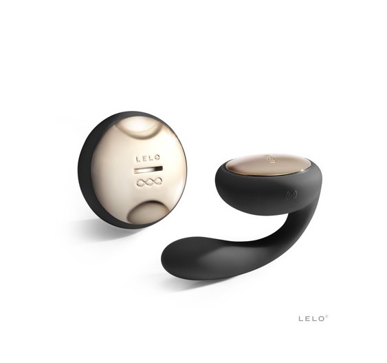 Vibromasseur pour couples rotatif & vibrant LELO " Ida" - Noir