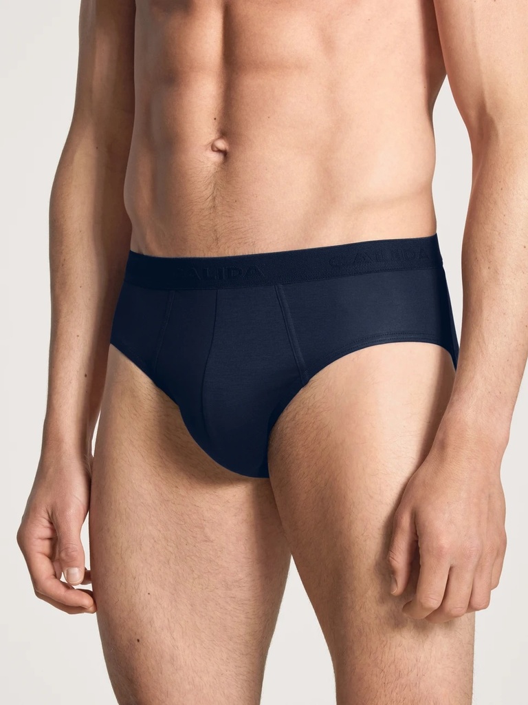 Slip homme compostable zéro déchet CALIDA "100% Nature" 23180 - Saphir blue 480