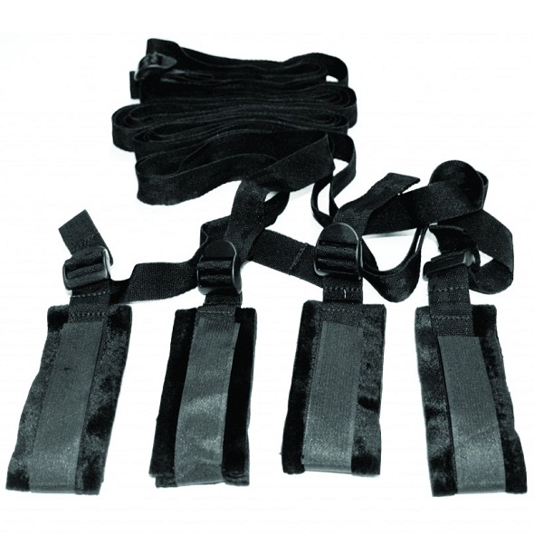 Kit d'attaches pour le lit SPORTSHEETS - SEX & MISCHIEF "Bed Bondage Restraint Kit"