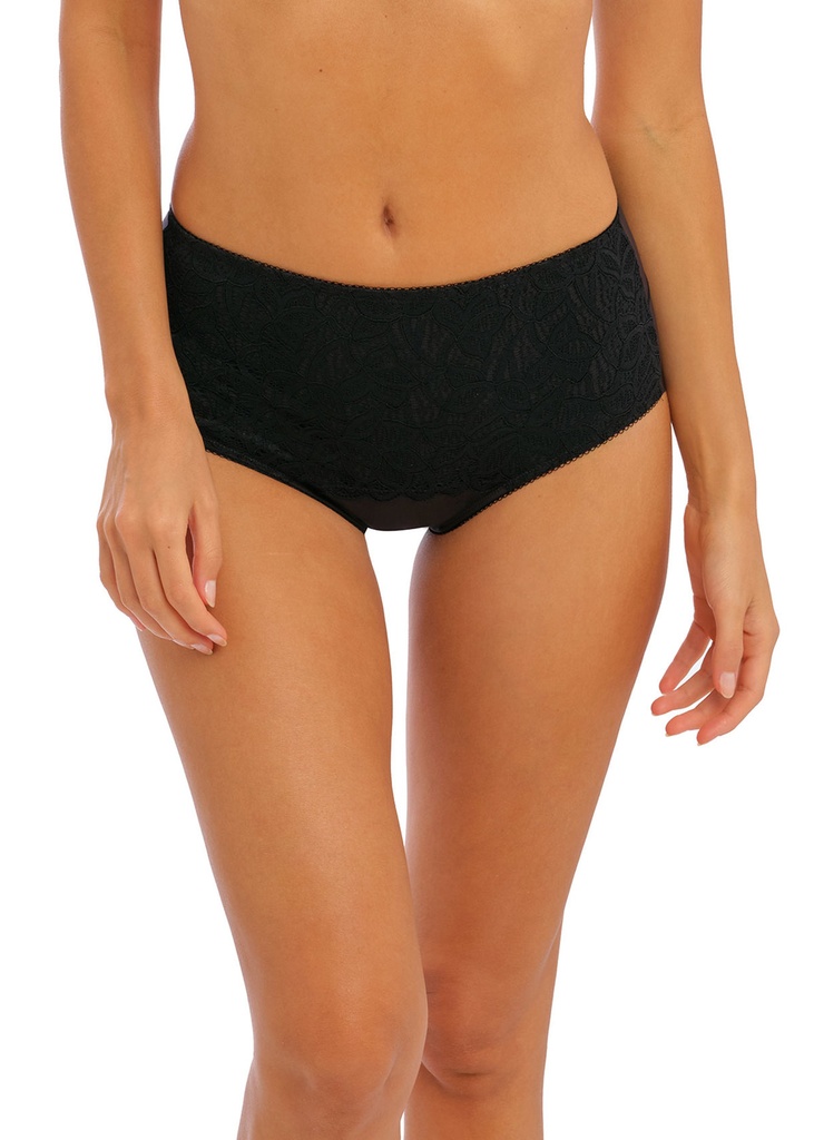 Slip galbant WACOAL "Raffine" WE148009 - Noir BLK