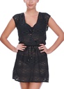 Robe de plage cache coeur FREYA "Sundance" AS3978 - Noir BLK