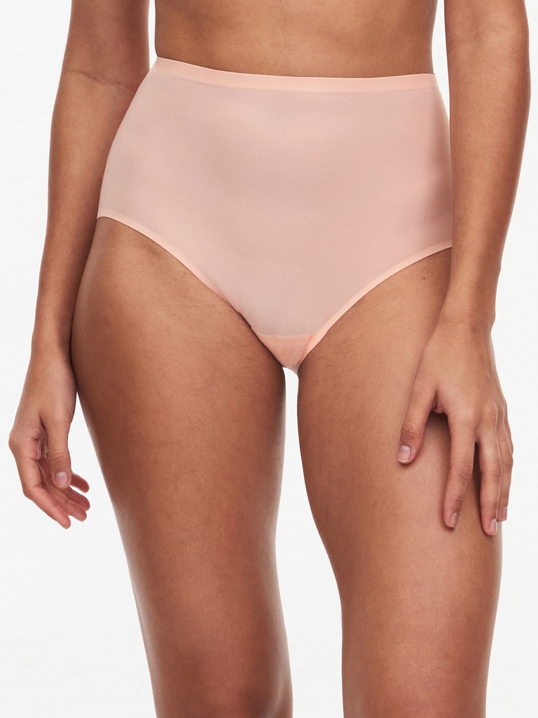 Culotte taille haute invisible TU CHANTELLE "SoftStretch" C26470 - Pêche exotique 04Z
