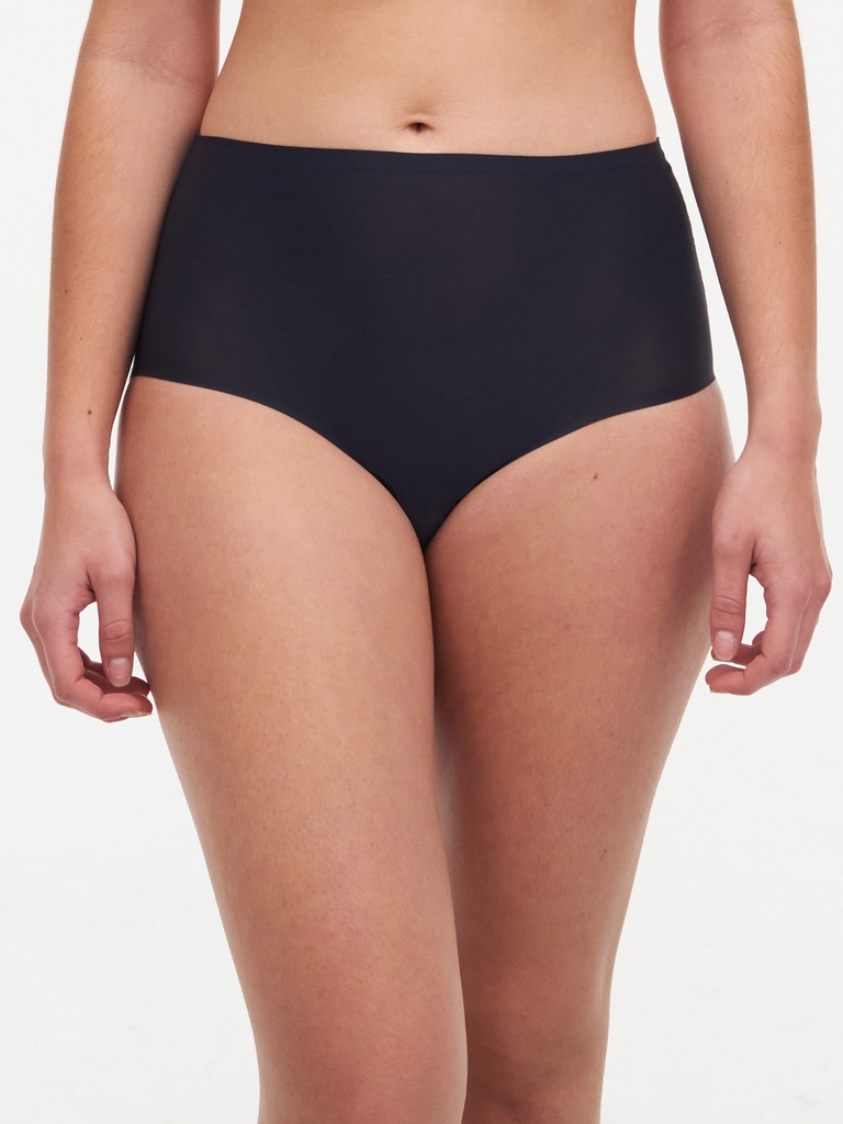 Culotte taille haute invisible TU CHANTELLE "SoftStretch" C26470- Gris profond 0SE