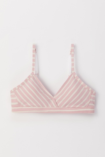 Premier soutien-gorge pour ados WOODY 222-1-BRA-Z - Rose rayé 936