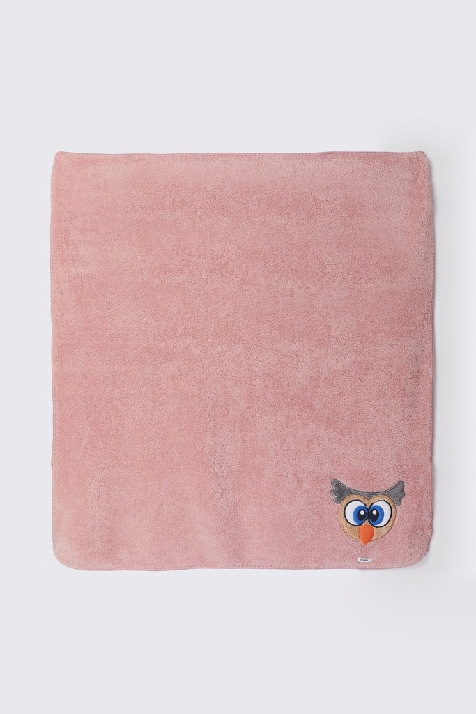 Plaid en polard 150x200cm WOODY 222-1-PLA-M - Rose 360