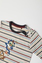 Pyjama bébé WOODY 222-3-PLC-S - Rayé et gris 931