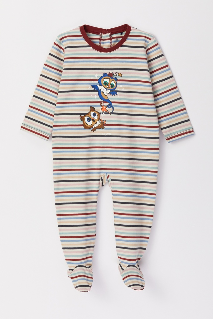 Pyjama bébé dors-bien WOODY 222-3-RBF-S - Rayé 931